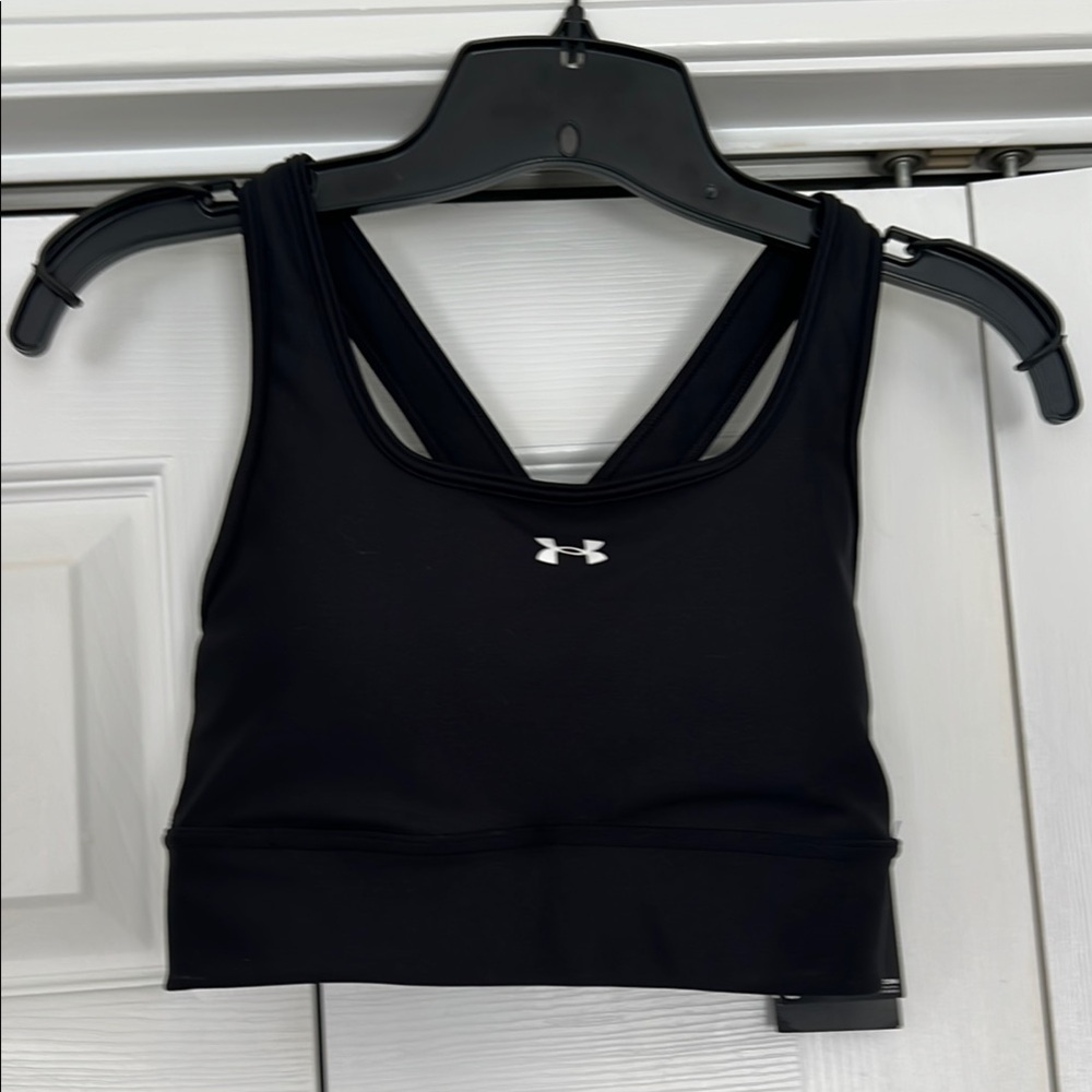 Under Armour Midnight Black Sports Bra size M medium support